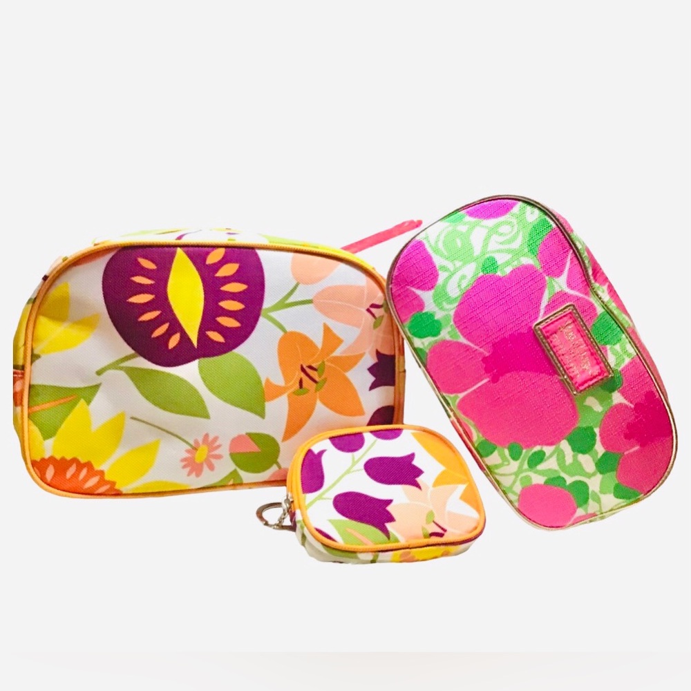 Lilly Pulitzer & Clinique Make Up Bags (3)